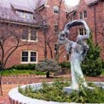 A venue in the garden of the American Club of Kohler, Wisconsin, site of the First National Conference