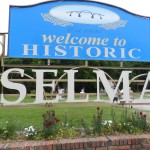 A Sign Greeting VIsitors to Selma, Alabama