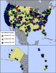 Nationwide FM Grads Map US