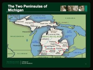 WEBSTER MICHIGAN MAP SLIDE